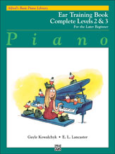 Alfred's Basic Piano Library: Ear Training Book Complete 2 & 3