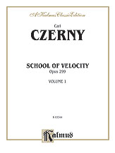 School of Velocity, Opus 299, Volume I