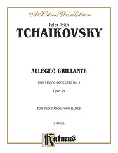 Piano Concerto No. 3, Opus 75, (1st movement: Allegro Brillante)