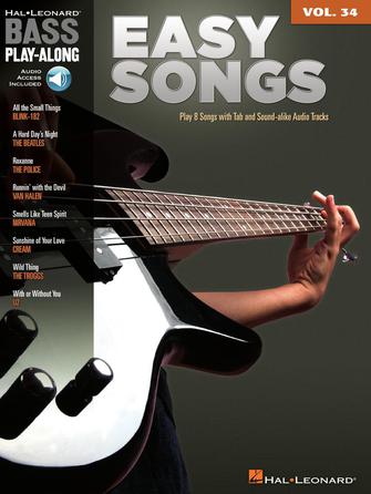 Easy Songs - Bass Play-Along Volume 34