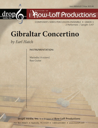 Gibraltar Concertino - Marimba/Bass Guitar Duet