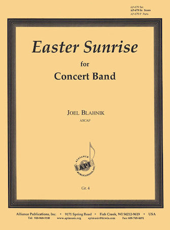 Easter Sunrise For Band (8 Mvts) - Set
