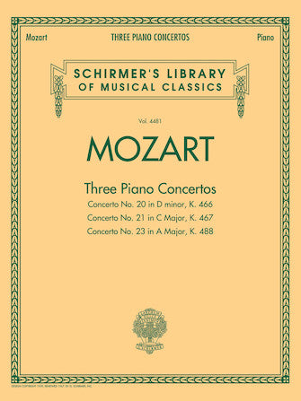 Mozart - 3 Piano Concertos, Concertos No. 20, 21, 23 - Vol. 4481