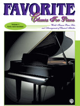 Favorite Classics for Piano, Volume 1