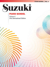 Suzuki Piano School New International Edition Piano Book, Volume 6