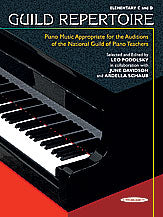 Guild Repertoire: Piano Music Appropriate for the Auditions of the National Guild of Piano Teachers, Elementary C & D