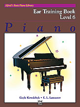 Alfred's Basic Piano Library: Ear Training Book 6