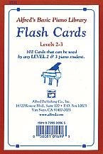 Alfred's Basic Piano Library: Flash Cards, Levels 2 & 3