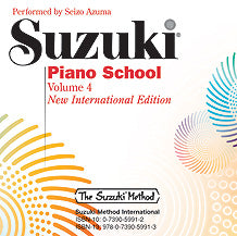Suzuki Piano School New International Edition CD, Volume 4