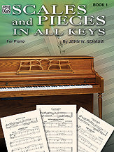 Scales and Pieces in All Keys, Book 1
