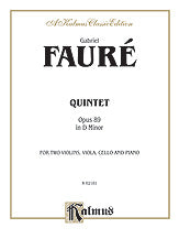 Quintet in D Minor, Opus 89