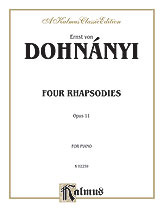 4 Rhapsodies, Opus 11