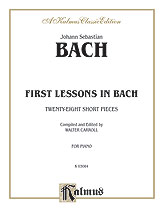 First Lessons in Bach