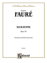 Sicilienne, Opus 78