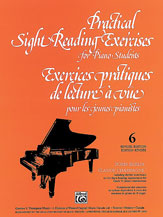 Practical Sight Reading Exercises for Piano Students, Book 6