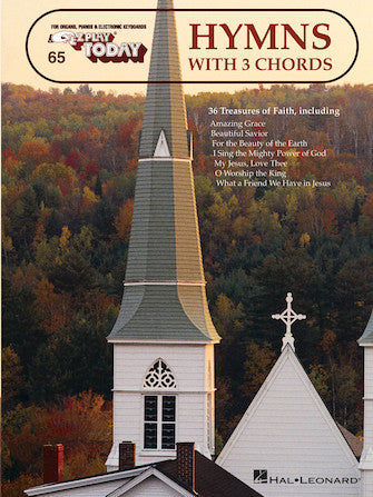 Hymns with 3 Chords - E-Z Play Today Vol. 65
