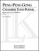 Chamber Tone Poems, Book 2: Quartet for Strings, Full Score