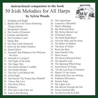 50 Irish Melodies For All Harps (audio Cd - Companion To 720202)