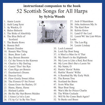52 Scottish Songs For All Harps (audio Cd - Companion To 660221)