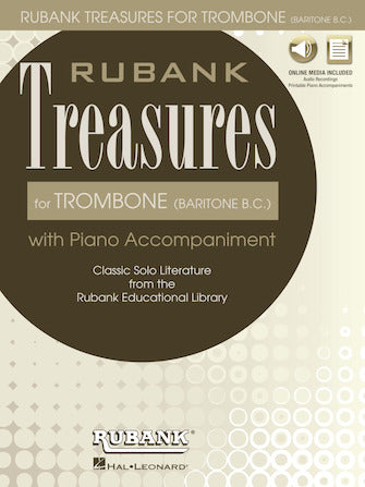Rubank Treasures for Trombone (Baritone B.C.) (includes online audio access)
