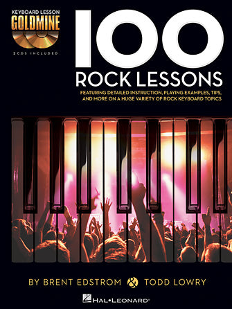 One Hundred Rock Lessons - Keyboard Lesson Goldmine Series