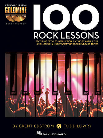 One Hundred Rock Lessons - Keyboard Lesson Goldmine Series