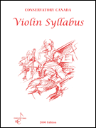 Violin Syllabus Conservatory Canada