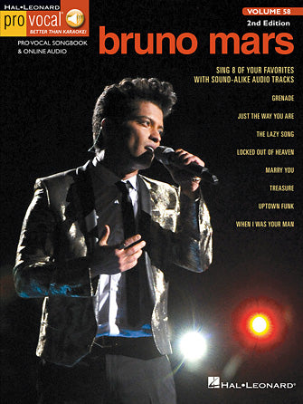 Mars, Bruno - Pro Vocal Men's Vol. 58