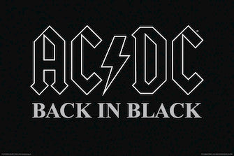 AC/DC - Back in Black - Wall Poster
