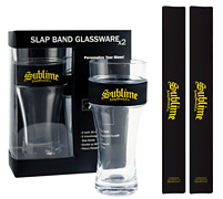 Sublime - 2-Pack Slap Band Pint Size Glassware