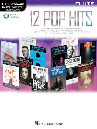 12 Pop Hits - Instrumental Play-Along