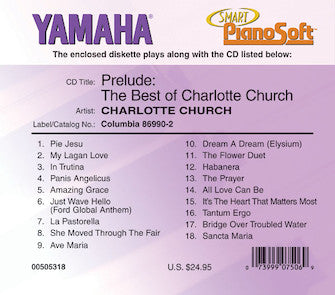 Church, Charlotte: Prelude - Smart PianoSoft