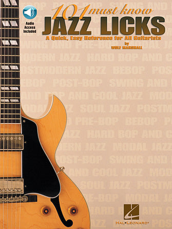 One-Hundred and One Must-Know Jazz Licks - Book/CD Pack