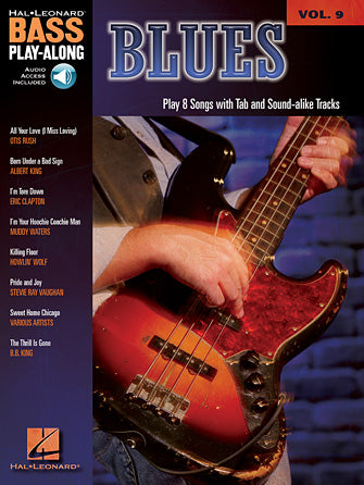 Blues Bass Play-Along - Volume 9