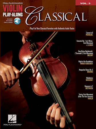 Classical - Violin Play-Along Volume 3