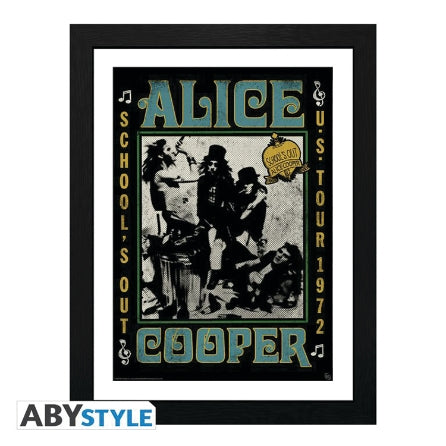 Alice Cooper - School's Out Tour Framed Print