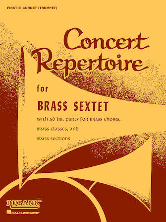 Concert Repertoire For Brass Sextet - 6th Part (Tuba)