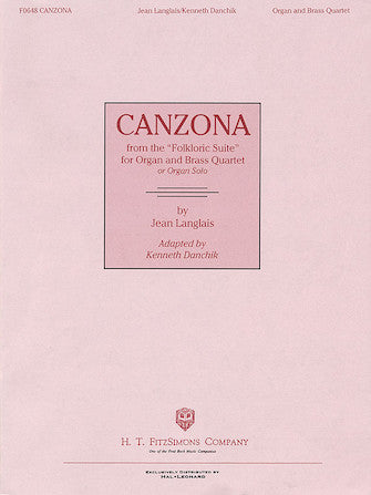 Canzona (Organ and Brass Quartet)