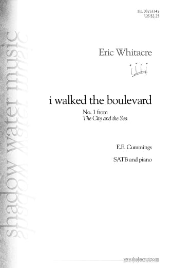 I Walked the Boulevard (No. 1 from the City and the Sea)