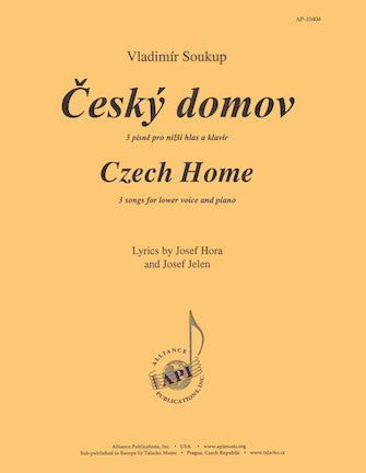 Cesky Domov (czech Home) - Baritone Voc Solo-pno