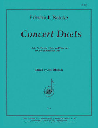 Concert Duets For Piccolo & Tuba Or Oboe & Bassoon