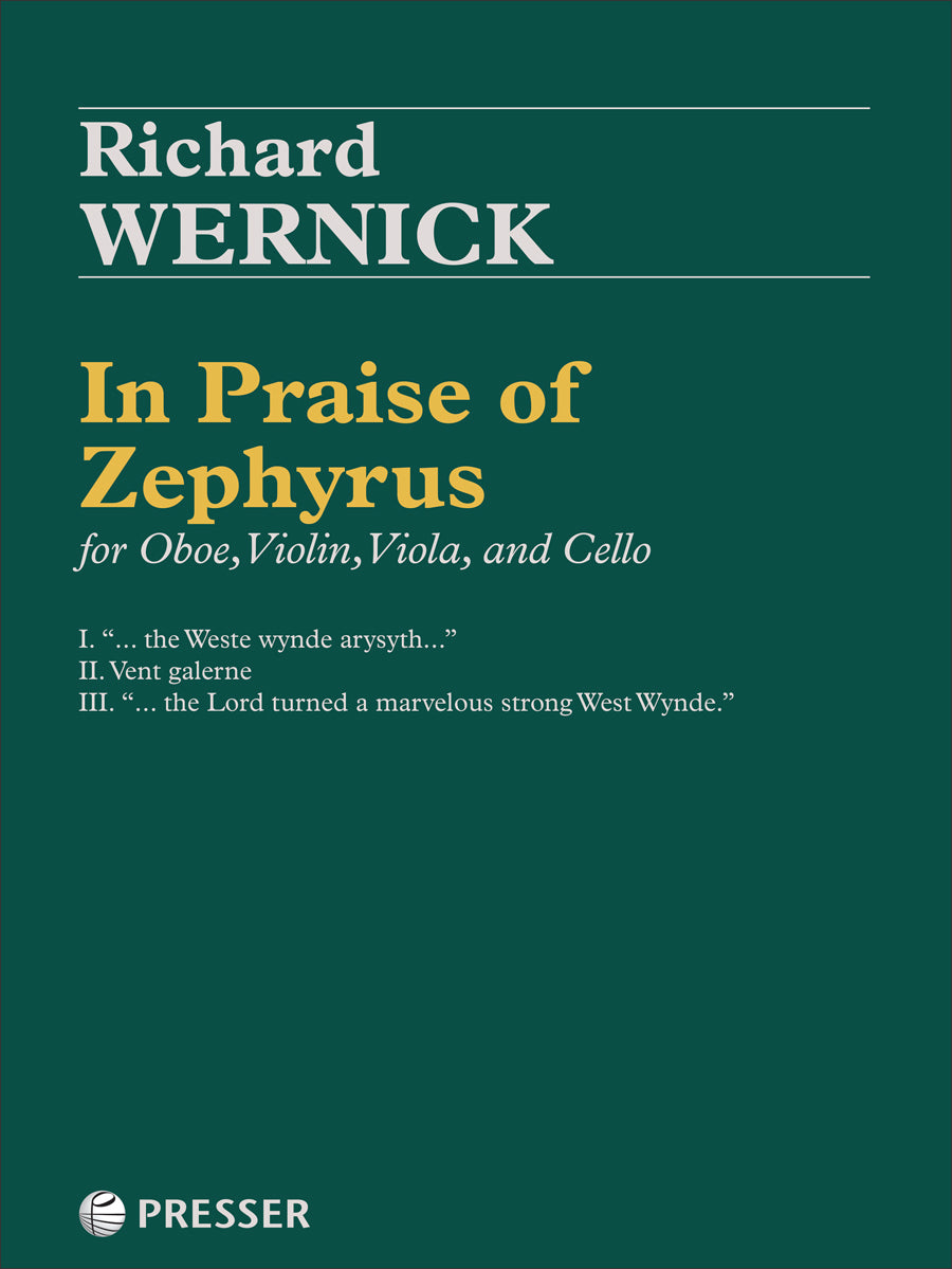 In Praise of Zephyrus