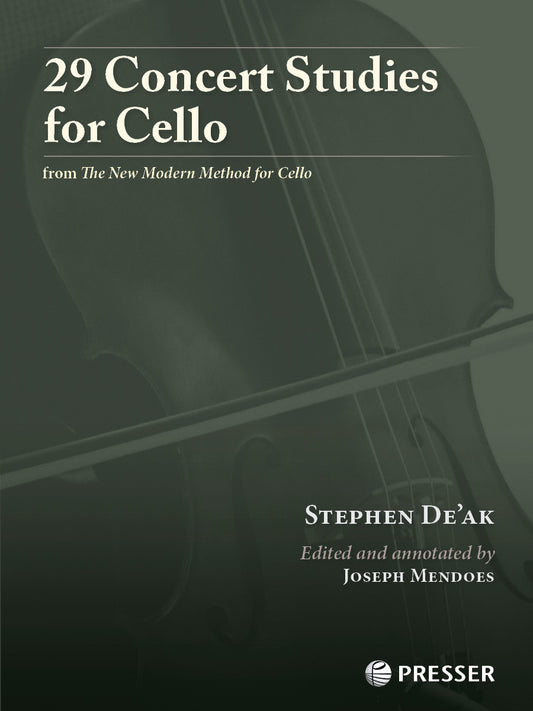 29 Concert Studies for Cello