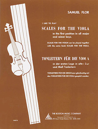 I Like to Play Scales for the Viola