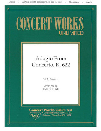 Adagio From Concerto, K.622                     Clarinet/piano