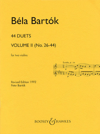 44 Duets - Volume II (No. 26-44)