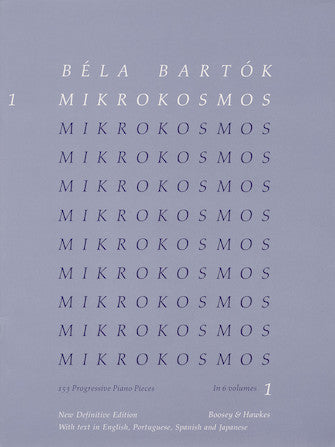 Bartok, Bella - Mikrokosmos Volume 1 (Blue)