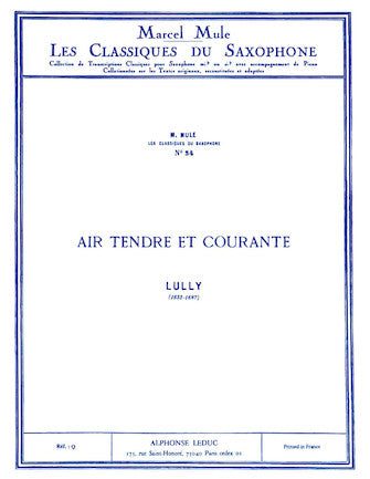 Air Tendre et Courante - Classiques No. 34