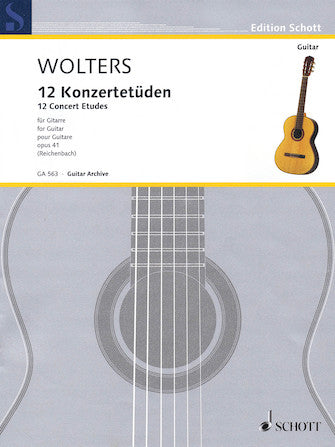 12 Concert Etudes Op. 41 Guitar