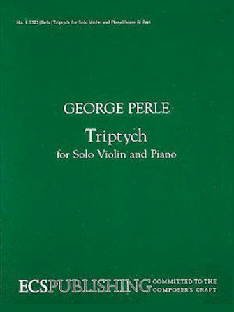 Triptych For Solo Violin And Piano (score And Part)